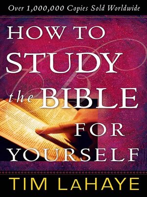 cover image of How to Study the Bible for Yourself